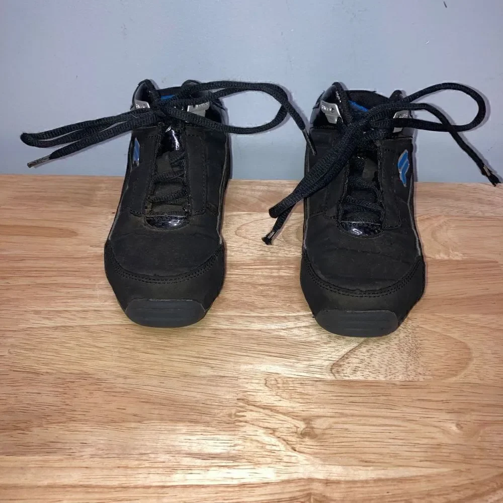 Fila, Toddler Team Effort Shoes High Top Lace Up Sneakers, Black Blue Size 11